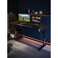 X Rocker Cougar Xl 160Cm Height Adjustable Gaming Desk With Mousepad