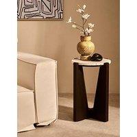 Premier Housewares Winton Travertine Side Table