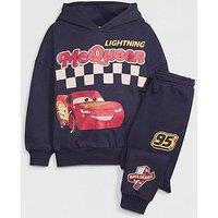 The Very Collection Disney Pixar Cars Lightning Mcqueen Hoodie Sweat Set - Navy