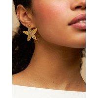 Orelia Statement Starfish Stud Earrings