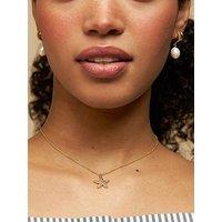 Orelia Textured Starfish Necklace
