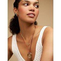 Orelia Statement Spiral Cord Adjustable Necklace