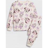 The Very Collection Disney Minnie Mouse All Over Print Pyjamas - Pink