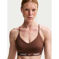 Nike Women'S Dri-Fit Indy Light-Support Padded Sports Bra - Brown