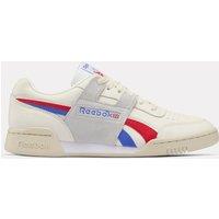 Reebok Womens Workout Plus Leather Suede Trainers - Cream