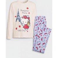 The Very Collection Hello Kitty Paris Pyjama - Blue