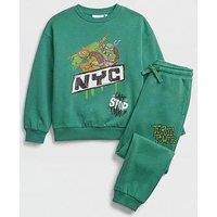 The Very Collection Teenage Mutant Ninja Turtles Sweat Outfit - Green