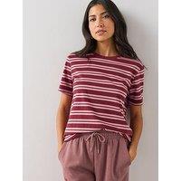 The Very Collection Stripe Crew Neck T-Shirt