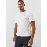 Nike Mens Dri-Fit Hyverse Flex Raglan Sleeve T-Shirt - White/Black