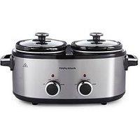 Morphy Richards 3.8L Duoserve Double Pot Slow Cooker