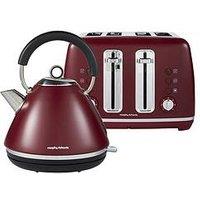 Morphy Richards Accents Pyramid Kettle & Toaster Rhubarb