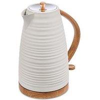 Morphy Richards Clay 1.7L White Jug Kettle - China Clay