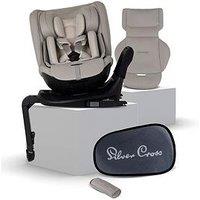 Silver Cross Motion 3 All Size 360 Car Seat - Natural Taupe