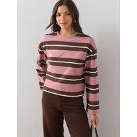 The Very Collection Womens Heavyweight Stripe Long Sleeve Top