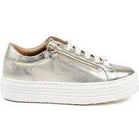 Jones Bootmaker Amalia Flatform Trainer - Gold
