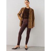 The Very Collection Premium Stretch Ponte Legging - Brown