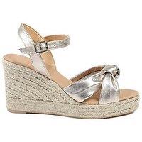Jones Bootmaker Roxie Knot Detail Wedge - Gold