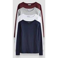 The Very Collection 4 Pack Fitted Long Sleeve T-Shirt
