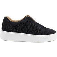 Jones Bootmaker Fernanda Slip On Trainer - Navy