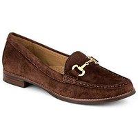 Jones Bootmaker Lex Suede Buckle Loafer - Brown