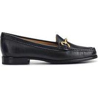 Jones Bootmaker Wide Fit Lorella Patent Loafer - Black