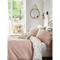 Laura Ashley Loveston Standard Pillowcase Pair 50Cm X 75Cm Pink