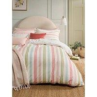 Laura Ashley Sophiestripe Standard Pillowcase Pair 50Cm X 75Cm Multi