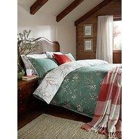 Laura Ashley Pussy Willow Quilt Set Fern Green