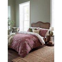 Laura Ashley Pussy Willow Standard Pillowcase Pair 50Cm X 75Cm Plum