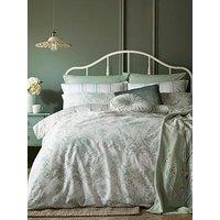 Laura Ashley Tuileries 100% Cotton Quilt Set Sage