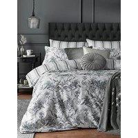 Laura Ashley Tuileries Standard Pillowcase Pair 50X75Cm Charcoal