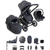 Icandy Peach 8 Travel System With Black Cocoon 360 - Grey