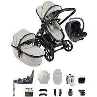 Icandy Peach 8 Travel System With Black Cocoon 360 - Taupe