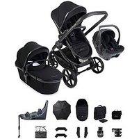 Icandy Peach 8 Travel System With Black Cocoon 360 - Black