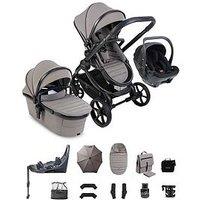 Icandy Peach 8 Travel System With Black Cocoon 360 - Porcini