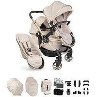 Icandy Peach 8 Double Complete Pushchair Editions Bundle - Biscotti