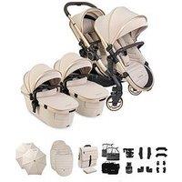 Icandy Peach 8 Twin Complete Pushchair Editions Bundle - Biscotti