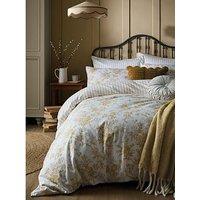 Laura Ashley Walled Garden 100% Cotton Quilt Set Ochre Yellow