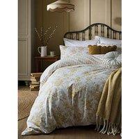 Laura Ashley Walledgarden Standard Pillowcase Pair 50X75Cm Ochre Yellow