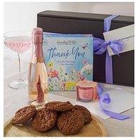 Funky Hampers Thank You Bubbles & Biscuits Gift Box