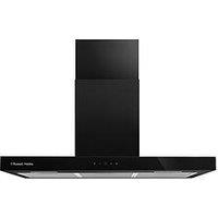 Russell Hobbs Rhgch903B 90Cm T-Shaped Chimney Cooker Hood - Black