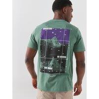 Berghaus Mens Graphic Back Print Crew Neck T-Shirt - Green