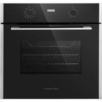 Russell Hobbs Rheo7007Bs Built-In 70L Multifunctional Electric Fan Oven With Air Fryer In Black With Brushed Stainless Steel Side Accents - Oven Only