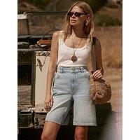 Mint Velvet Indigo Mid Length Short