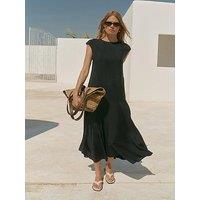 Mint Velvet Navy Full Hem Maxi Dress