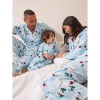 The Very Collection Womens The Snowman Family Christmas Revere Pyjama