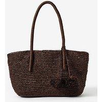 Mint Velvet Blake Chocolate Paper Tote