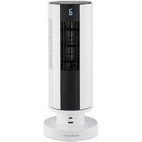 Morphy Richards Airflex 14" Tower Fan With Built-In Device Charger - White