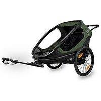 Hamax Outback Twin Child Bike Trailer Green/Black