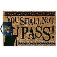 Lord Of The Rings The Lord Of The Rings (You Shall Not Pass) Coir Doormat